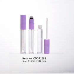 Empty 2 in 1 Double Head Liquid Concealer Tube w/ Brush